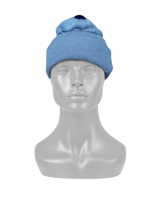 Acrylic Kids  designer cap sky blue